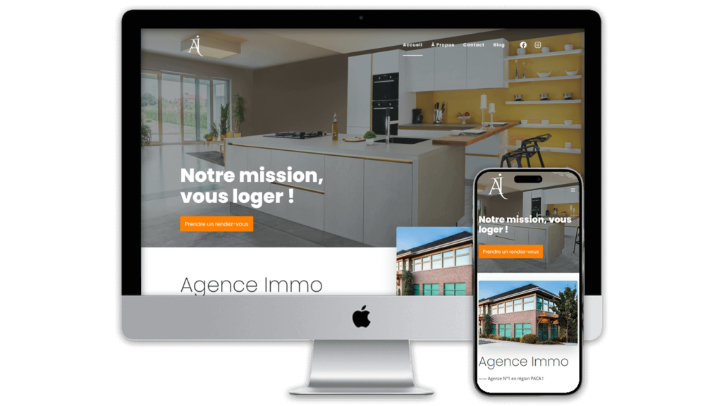 Création site web agence Immobilière